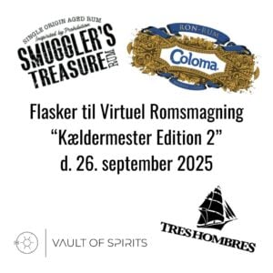 Flasker til Virtuel Romsmagning “Kældermester Edition 2”, d. 26. september 2025