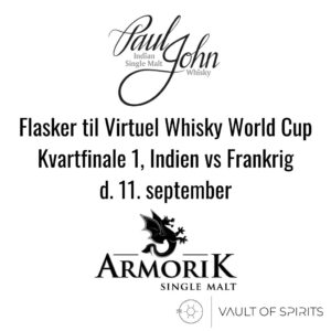Flasker til Virtuel Whisky World Cup – Kvartfinale 1, Indien vs Frankrig d. 11. september