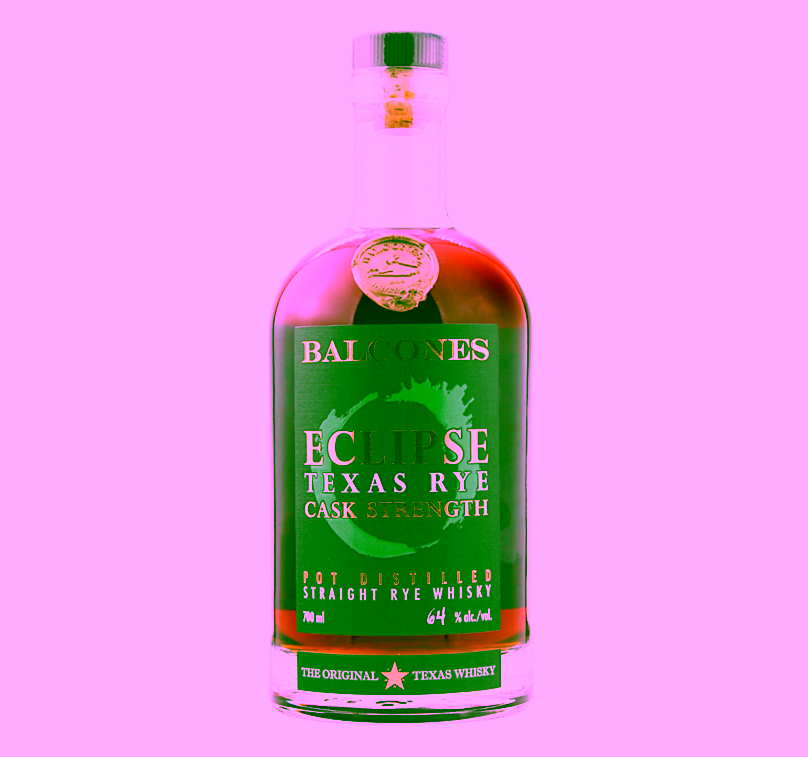 Balcones Eclipse Texas Rye, Cask Strength (bottled 2022), 64%