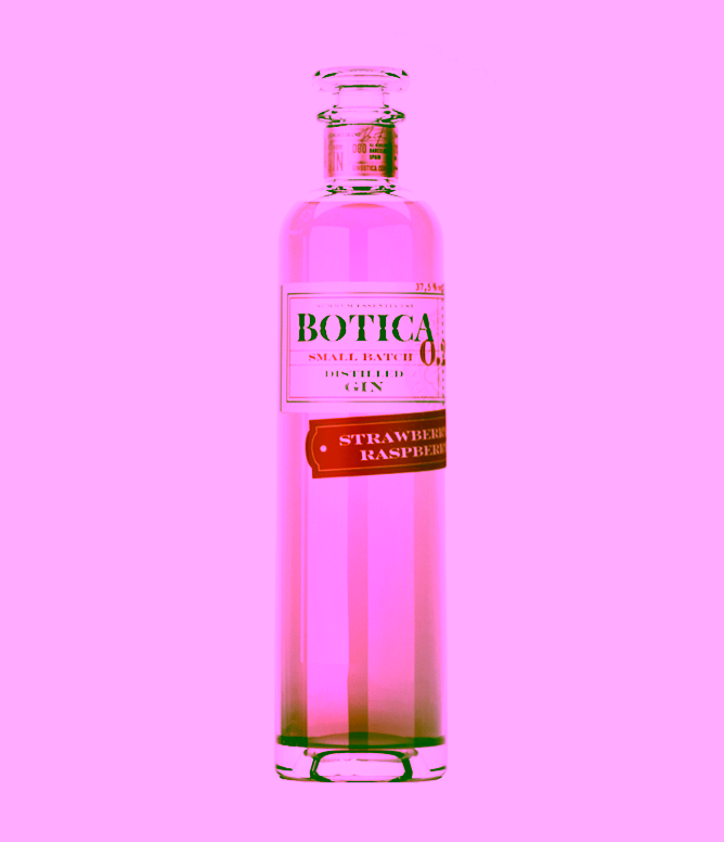 Botica Small Batch Pink Gin, 37.5%