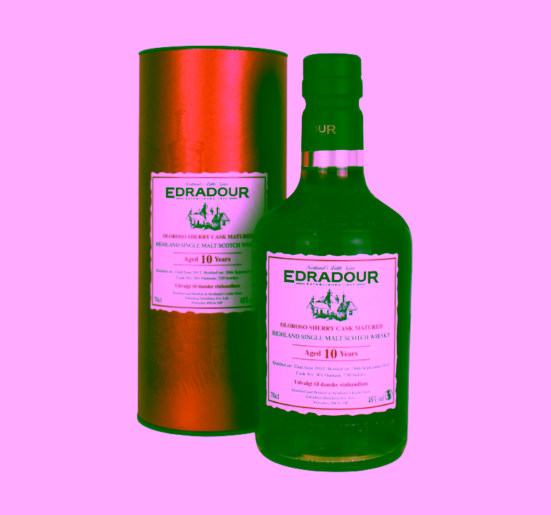 Edradour 10 yo (2012/2022), Single Cask - Oloroso Sherry, 48%