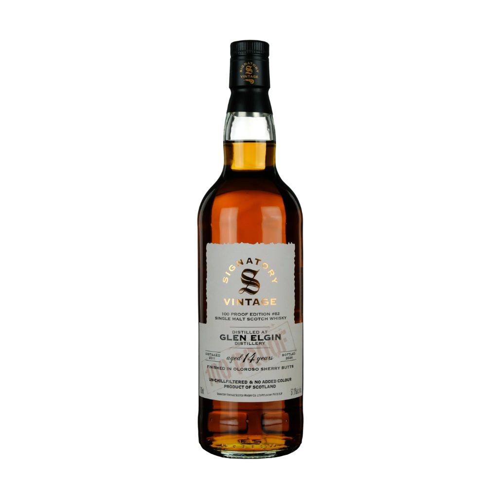 Glen Elgin 14 yo (2011), Signatory – 100 Proof Edition #82 (Oloroso finish), 57.1%