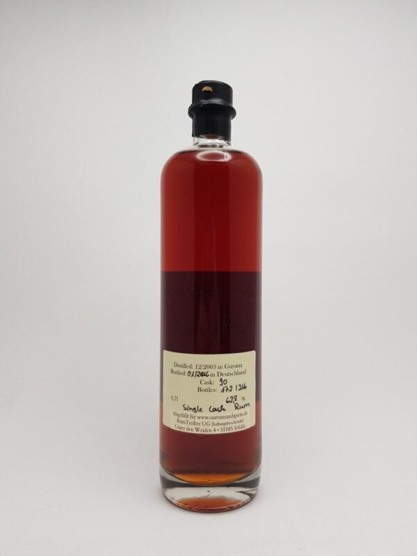 Guyana (Diamond) 2003/2016, Our Rum & Spirits – Single Cask, 62.8% - Image 2