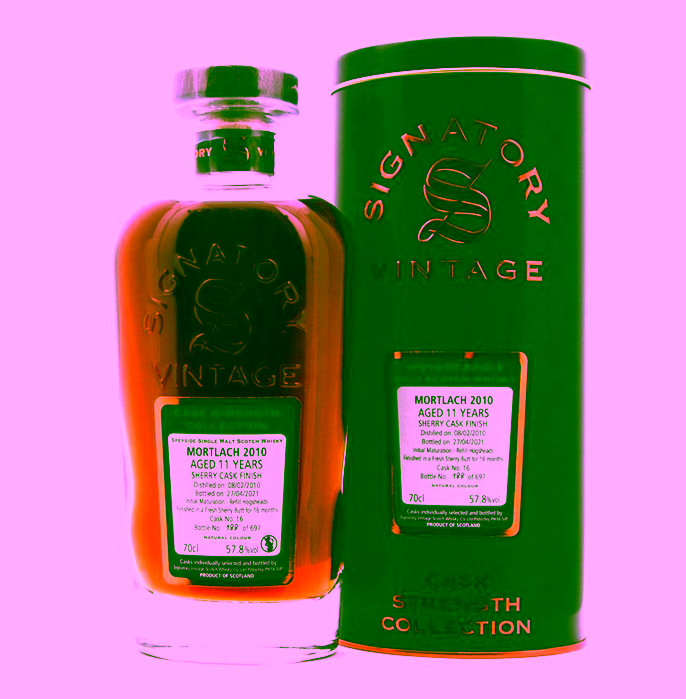 Mortlach 11 yo (2010/2021), Signatory Vintage – Cask Strength Collection (#16), 57.8%