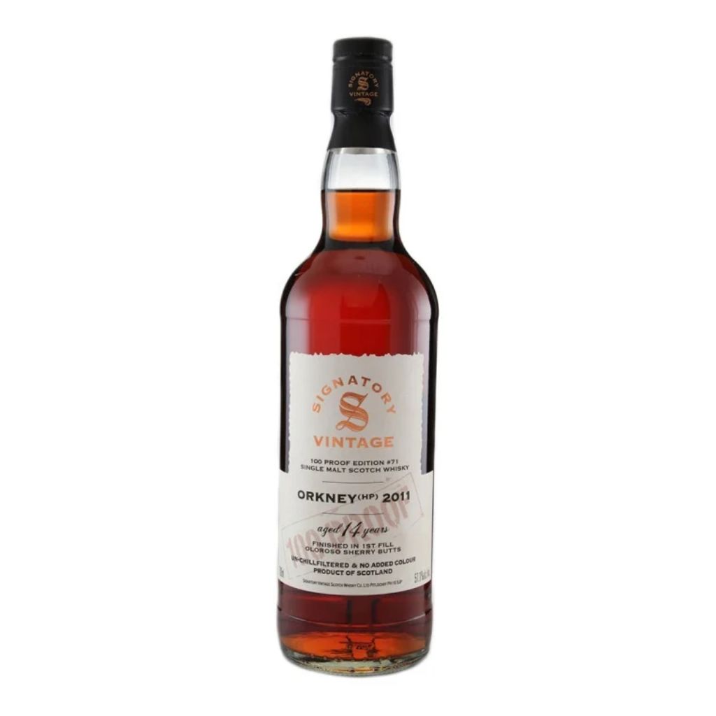 Orkney (HP) 14 yo (2011), Signatory – 100 Proof Edition #71 (Oloroso), 57.1%
