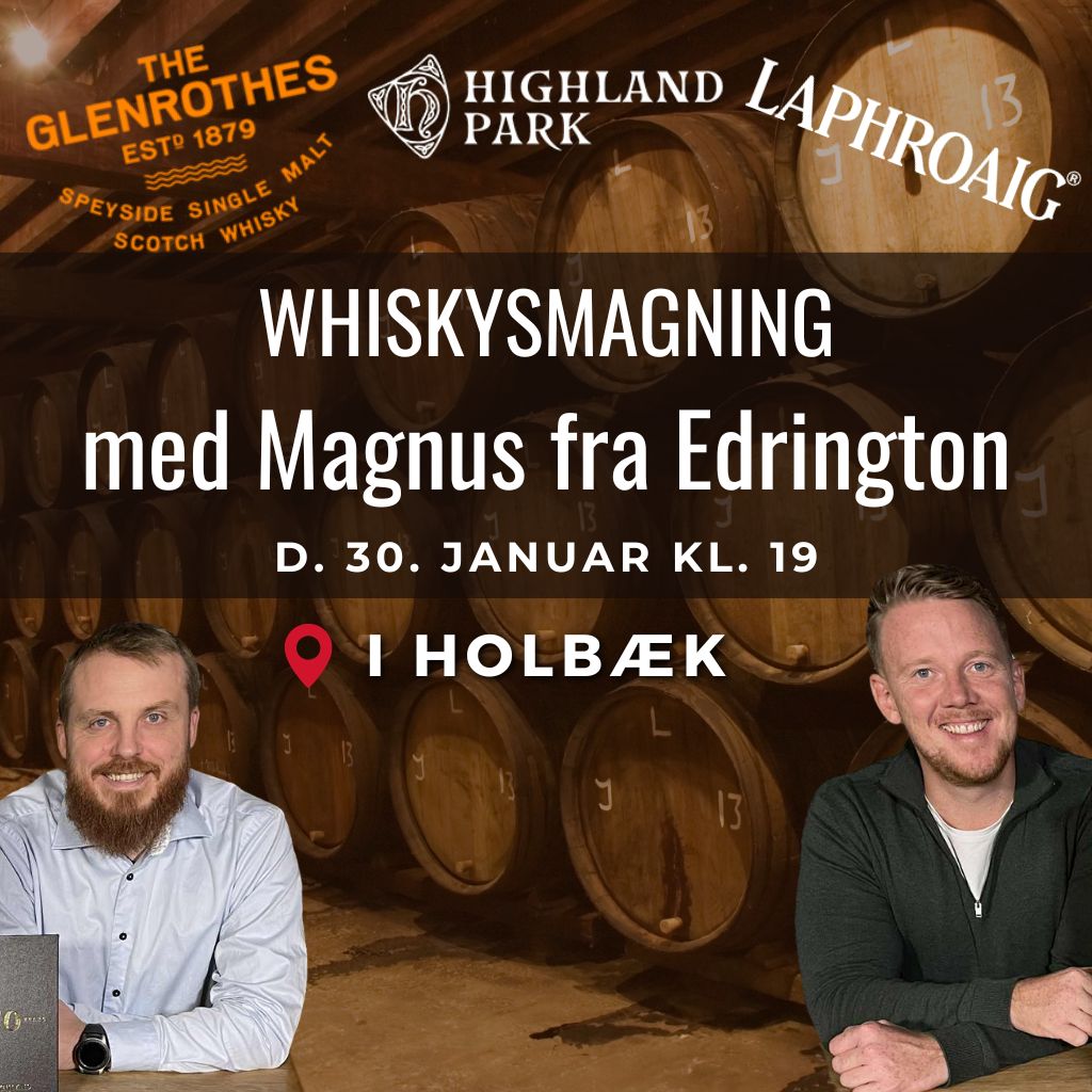 Whiskysmagning med Edrington hos Vault of Spirits – FYSISK – d. 30. januar 2026 kl. 19.00